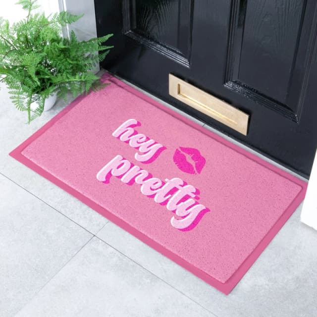 Native Natural Hey Pretty Lips Doormat (70 X 40Cm)