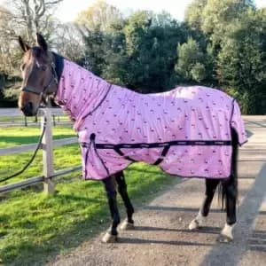 Unicorn Fly Rug - 4' 3' Pink Fly Rug - Whitaker