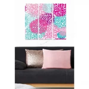 MDF3914527 Multicolor Decorative MDF Painting (3 Pieces)