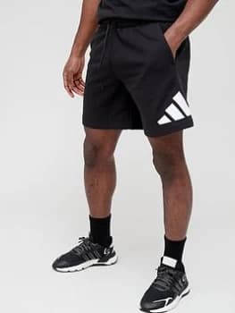 adidas Future Icons 3 Bar Shorts - Black Size M Men
