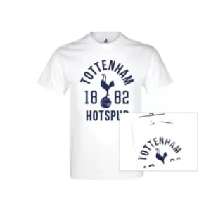Spurs 1882 T Shirt White Adults Retail Packaging