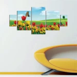 K9 Multicolor Decorative MDF Painting (5 Pieces)