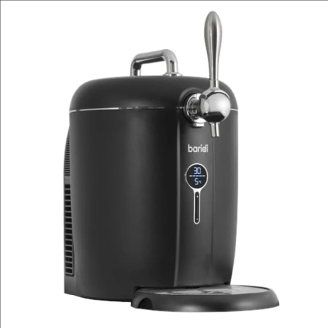Baridi 6L Beer Keg Dispenser Tap with Electric Compressor and Integrated Cooling, No Gas Cartridges