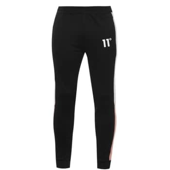 11 Degrees Panel Poly Jogging Pants - Black/Peach/Wht