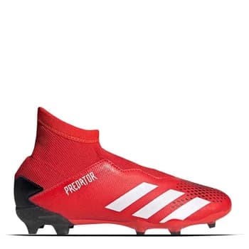 adidas Predator 20.3 Laceless Childrens FG Football Boots - Red