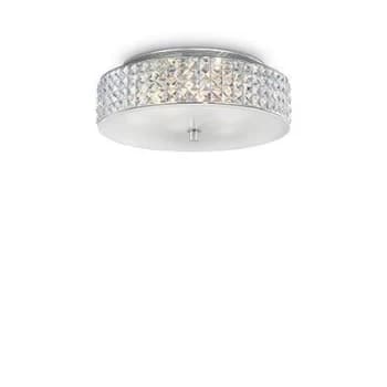 Roma 6 Light Medium Flush Ceiling Light Chrome, G9