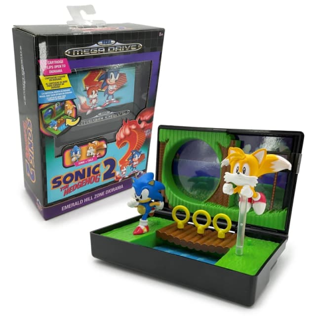 Console Heroes Sega Mega Drive Sonic The Hedgehog 2 Emerald Zone Diorama