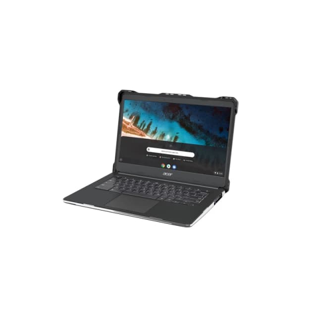 Max Cases MAXCases Extreme Shell-L for Acer R752T Chromebook Spin 511 11" (Black/Clear) AC-ESL-R752T-BLK