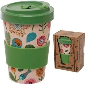 Autumn Falls Reusable Screw Top Bamboo Composite Travel Mug