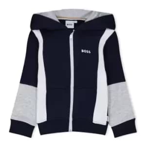 Boss Logo Zip Hoodie Infants - Blue