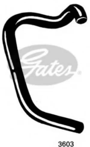 Curved Radiator Hose 425mm X 31 Gates 3603