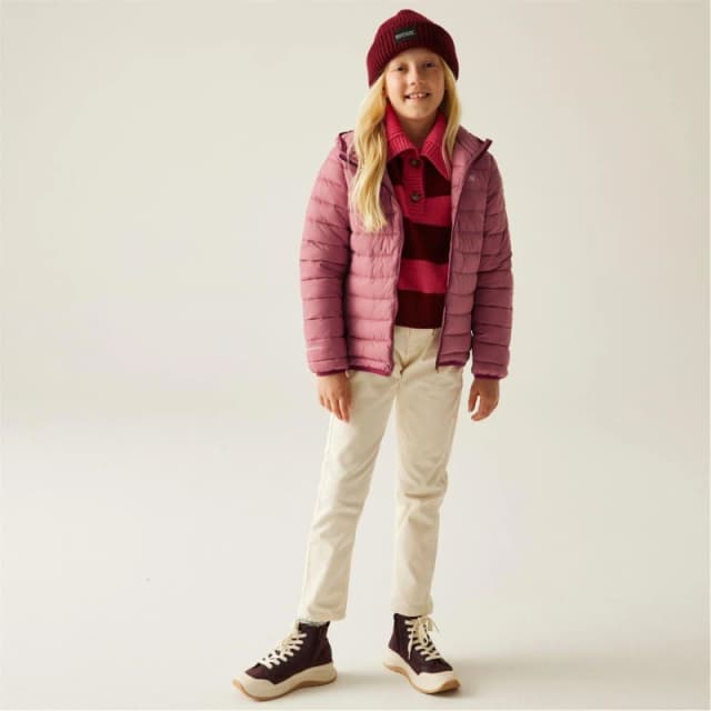 Regatta Unisex Kids Marizion Water Resistant Long Sleeve Quilted Jacket Quilted Jackets 3-4yrs Pink 30189006135