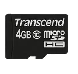 Transcend microSDXC/SDHC Class 10 4GB