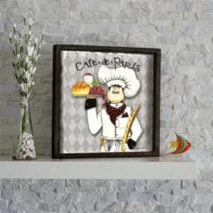 KZM622 Multicolor Decorative Framed MDF Painting