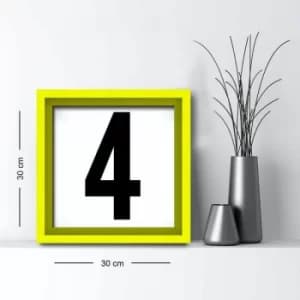 3030AHS-0107s Multicolor Decorative Framed MDF Painting