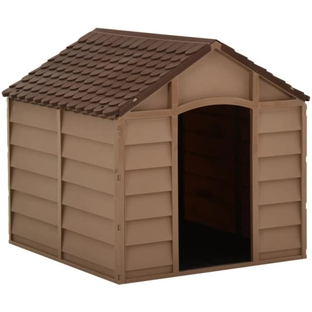 VIDAXL Dog House Brown 71x71.5x68cm pp Vidaxl 8720286350874