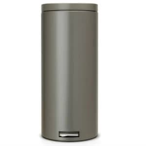 Brabantia 30L Classic Pedal Bin - Platinum