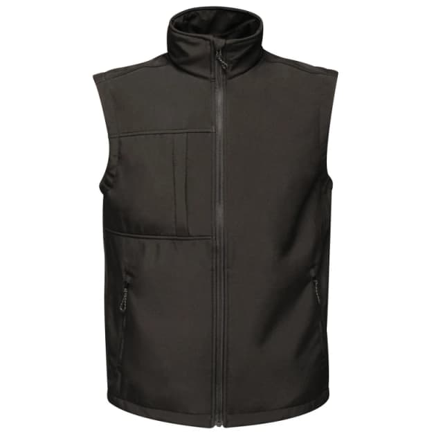 Regatta Professional Mens Softshell 3 Layer Body Warmer in Black Size: Small Black Male S