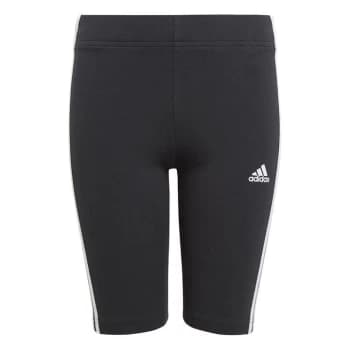 adidas Girls 3-Stripes Shorts Kids - Black