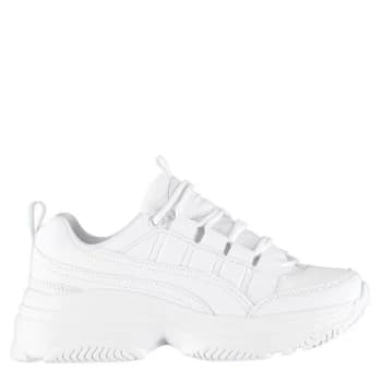 Fabric Luca Trainers Womens - White