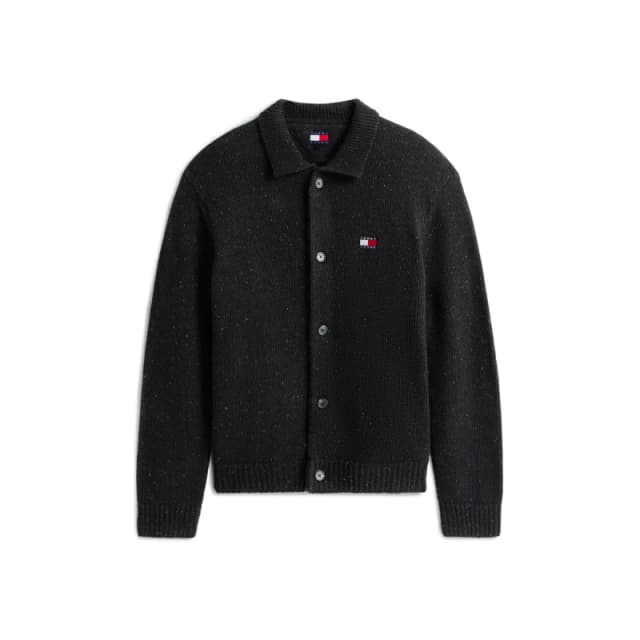 Tommy Jeans TJ Badge Cardi Sn61 Black male S