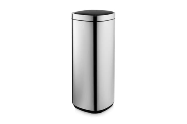 Swan 50L Square Sensor Bin, Silver SWKA4515SS