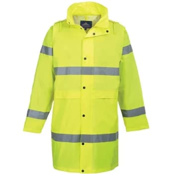 H442YER4XL - sz 4XL Hi-Vis Coat 100cm - Yellow - Portwest