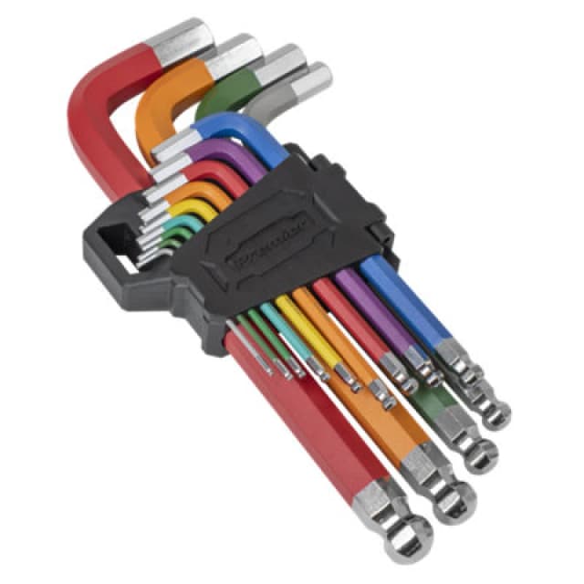 Sealey AK7192 Premier Jumbo Ball-End Hex Key Set 13pc - Sealey SEAL_AK7192