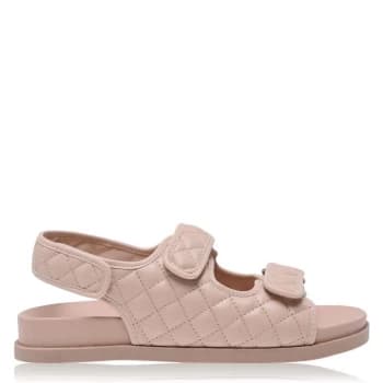 Kangol Quilt Sandal - Nude