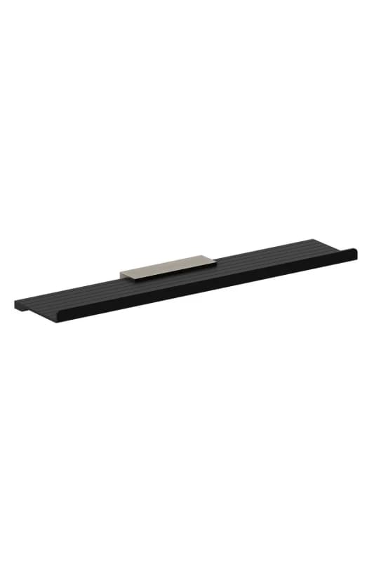 Cosmic ''Shelf' Stainless Steel made with Light Grey Finish 40cm Black