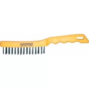 Cotswold 3-Row Plastic Handle Wire Scratch Brush