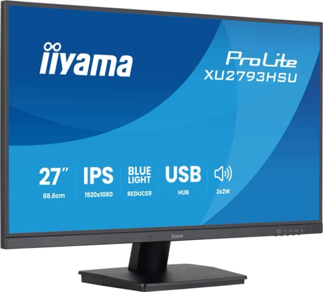 iiyama iiyama ProLite XU2793HSU-B7 computer monitor 68.6cm (27") 1920 x 1080 pixels Full HD LED Black XU2793HSU-B7