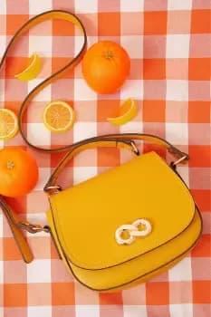 Metal Detail Cross-Body Bag