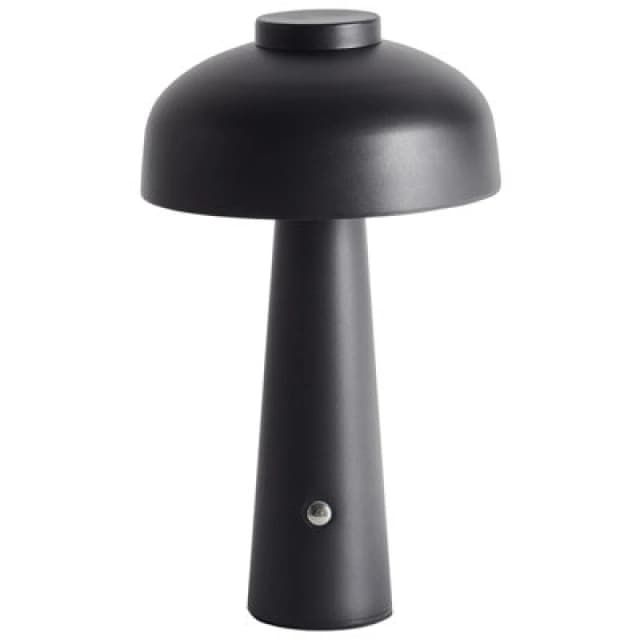 Beliani Wireless LED Table Lamp Agusan With Dimmer Metal Black