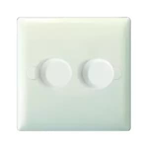 Varilight 2 x 250W 2-Way Push-on Push-off Professional Dimmer - Polar White - JOP252WP