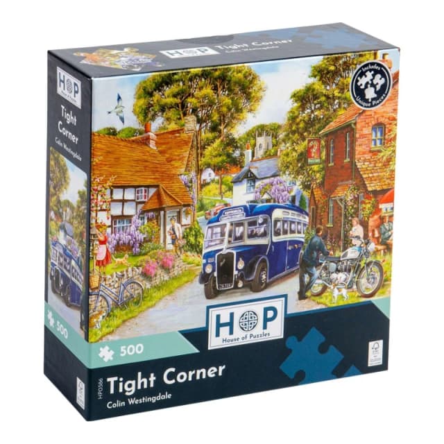 The House Of Puzzles Tight Corner, 500 Piece Jigsaw Puzzle Multi unisex