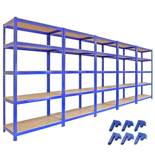 MONSTER RACKING Monster Shop - 5 x T-Rax Heavy Duty Racking Units 90cm Greenhouse Shed Warehouse 5055986125594