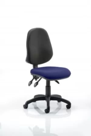 Eclipse III Lever Task Operator Chair Bespoke Colour Seat Admiral Blue