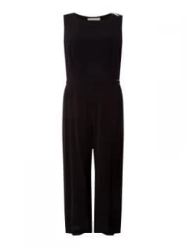 Michael Kors D ring belt jumpsuit Black