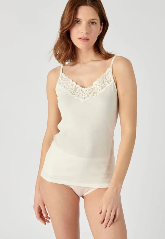 DAMART Thermolactyl Feminine Touch Cami, Grade 2 Off-White Women XS;S;M;L;XL;XXL