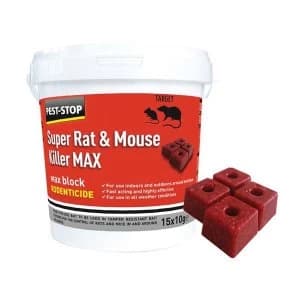 Pest-Stop (Pelsis Group) Super Rat & Mouse Killer MAX Wax Blocks