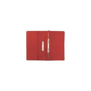 Elite Transfer Spring Pocket File Heavyweight 315gsm Foolscap Red Pack