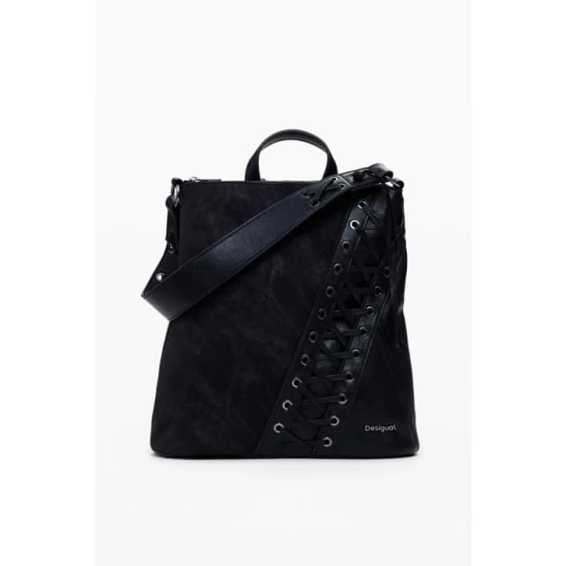 Desigual Womens mini backpack Desigual Patch Tango Pretoria Noir Female TU