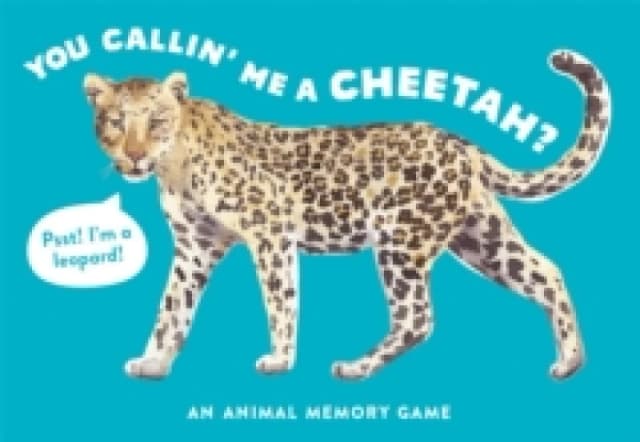 You Callin' Me a Cheetah? (Psst! I'm a Leopard!) : An Animal Memory Game Cards