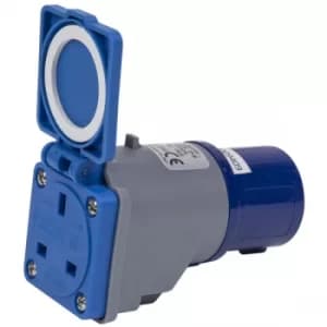 Worksafe W1613PS Socket Adaptor 16A/13A