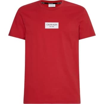 Calvin Klein Box Logo T Shirt - True Rose