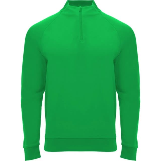 ROLY Epiro Quarter Zip Long-Sleeved Sweatshirt in Green Size: 4 Years Green Unisex 4 Years