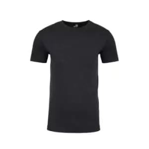 Next Level Adults Unisex Suede Feel Crew Neck T-Shirt (3XL) (Heather Charcoal)