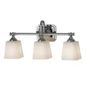 Concord 3 Light Bathroom Over Mirror Light Polished Chrome IP44, G9