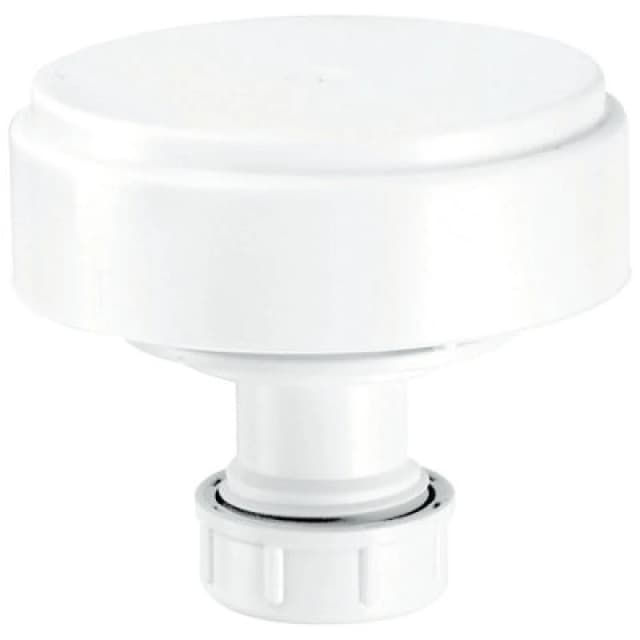 McAlpine R32 3/4" Screened Tank Breather/Filter with compression joint to pipe White